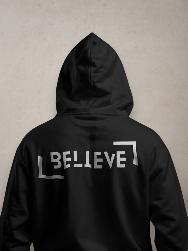 Hoodie Motive Back - Black